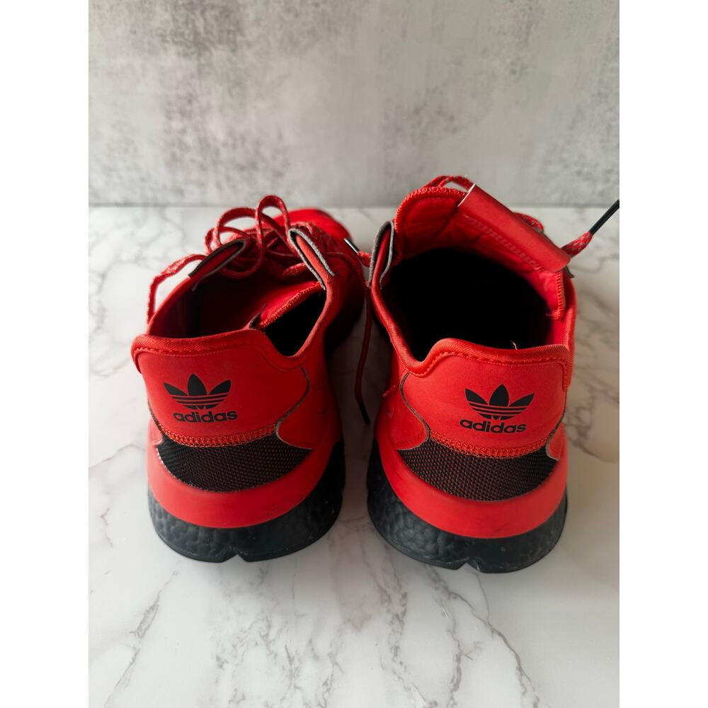 Adidas Nite Jogger Triple Red Boost Sneakers Mens 13 EF5415 - Picture 6 of 8